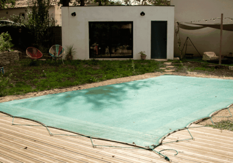 filet feuille piscine